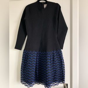 Never worn, tags still attached! Lela Rose long sleeved sweater dress